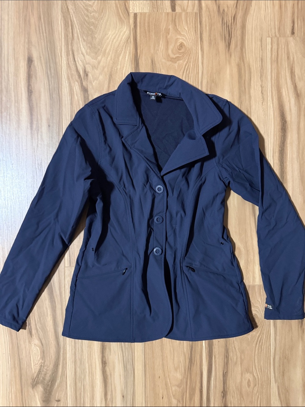 Kerrits Navy Three-Button Riding Blazer Jacket